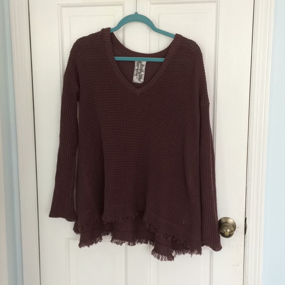 Boutique Maroon Sweater